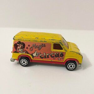 Majorette Fourgon Magic Circus Van Diecast Flaws Missing Doors